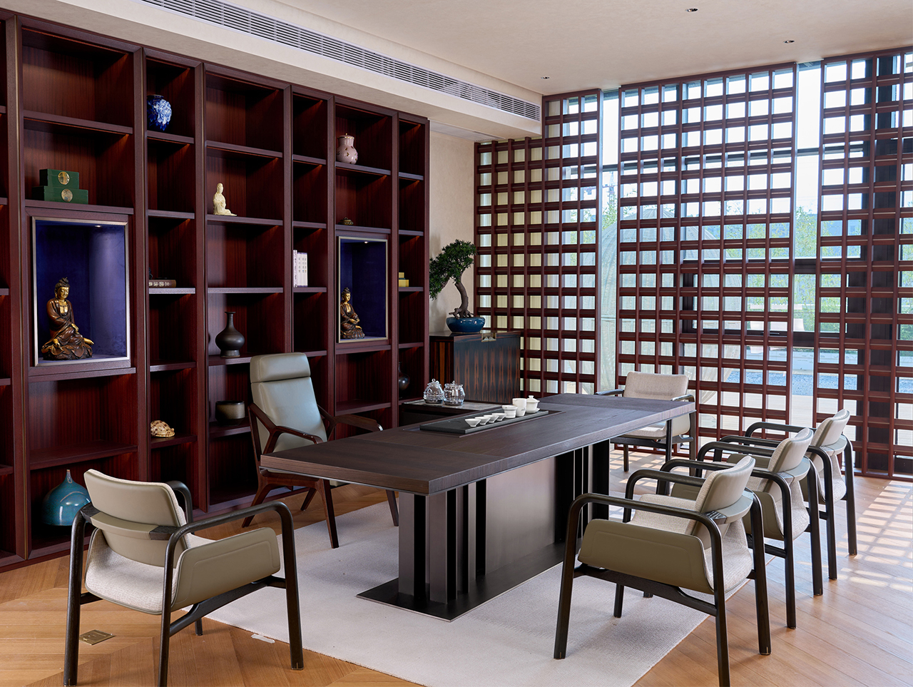 围合聚气 · 以茶会友｜第三代大境华现代中式「上新」